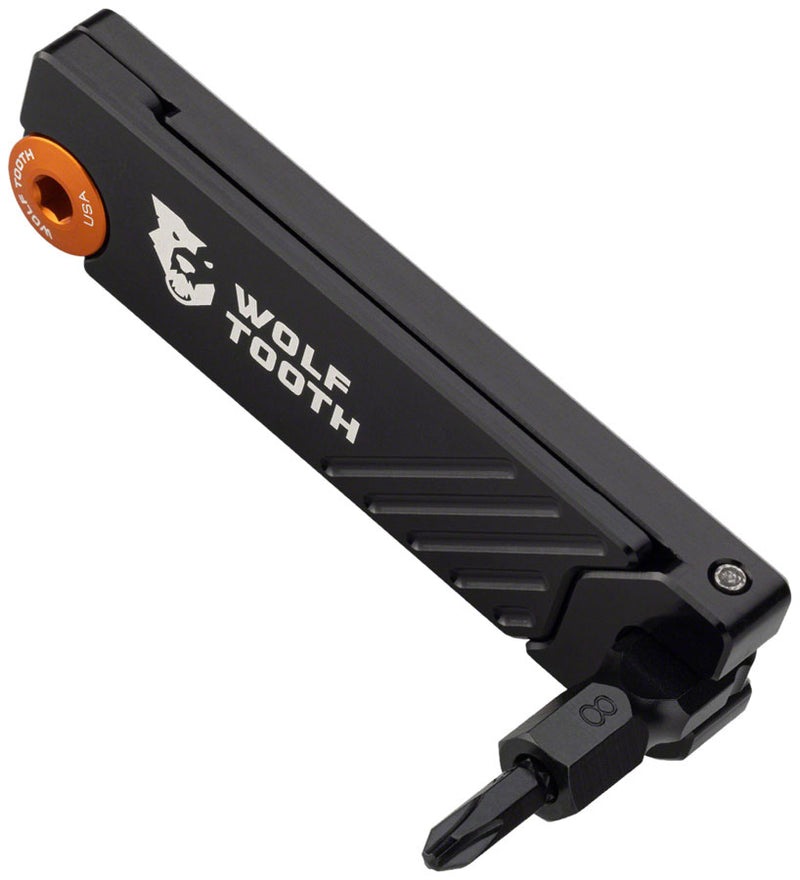 Load image into Gallery viewer, Wolf Tooth 6-Bit Hex Wrench Multi-Tool with Keyring - Gold