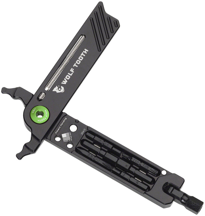Load image into Gallery viewer, Wolf Tooth 8-Bit Pliers Green Bolt