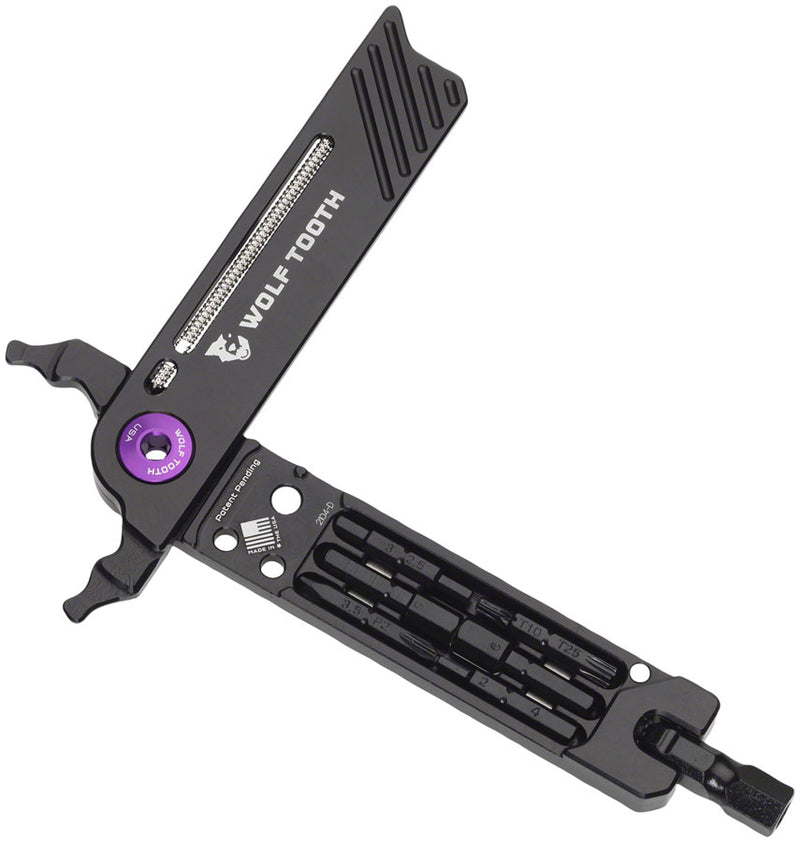Load image into Gallery viewer, Wolf Tooth 8-Bit Pliers Purple Bolt