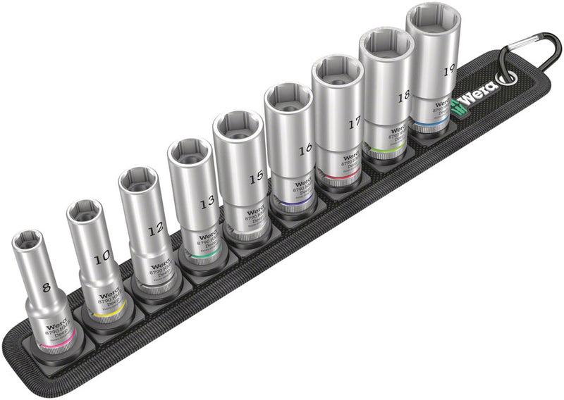 Load image into Gallery viewer, Wera Belt B Deep 1 socket set - 3/8" drive 9 pieces