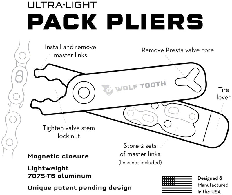 Load image into Gallery viewer, Wolf Tooth Masterlink Combo Pack Pliers Blue