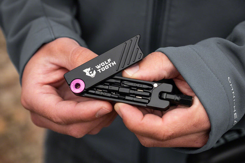 Load image into Gallery viewer, Wolf Tooth 6-Bit Hex Wrench - Multi-Tool Red