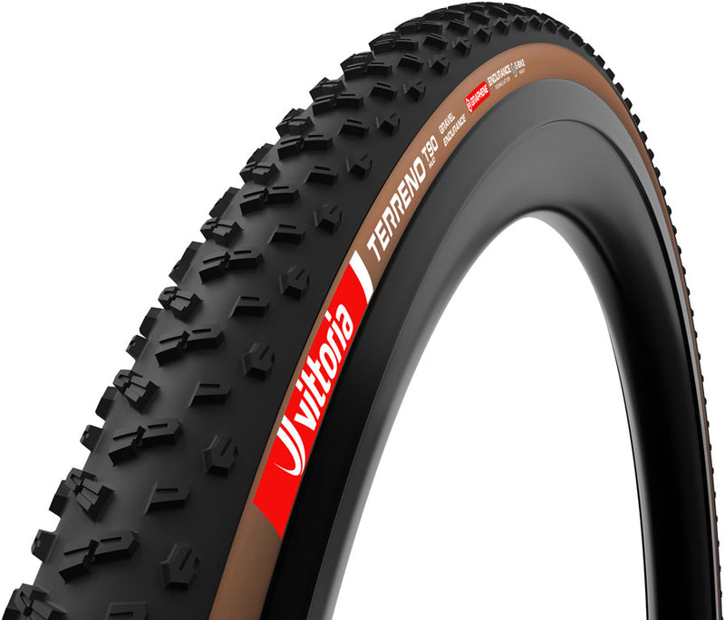 Load image into Gallery viewer, Vittoria Terreno T90 Mud Tire - 700 x 40 Tubeless Folding BLK/Brown Gravel Endurance Graphene G2.0