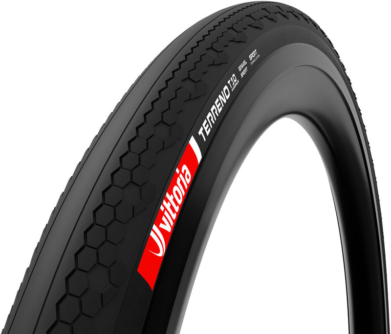 Load image into Gallery viewer, Vittoria Terreno T10 Hardpack Tire - 700 x 40 Clincher Folding BLK Gravel Sport