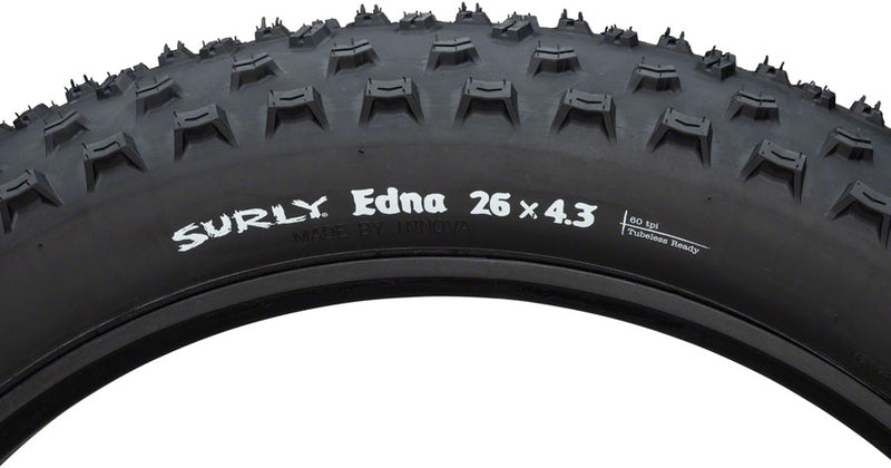 Load image into Gallery viewer, Surly Edna Tire - 26 x 4.3 Tubeless Folding Black 60tpi