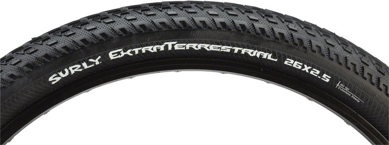 Load image into Gallery viewer, Surly ExtraTerrestrial Tire - 26 x 2.5 Tubeless Folding Black 60tpi