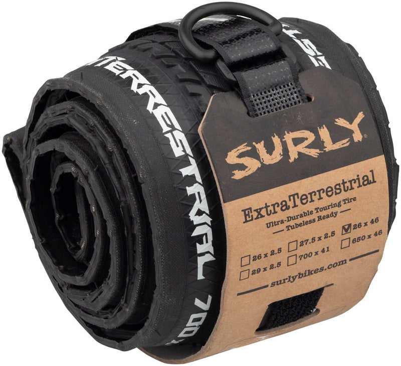 Load image into Gallery viewer, Surly ExtraTerrestrial Tire - 26 x 46c Tubeless Folding Black 60tpi
