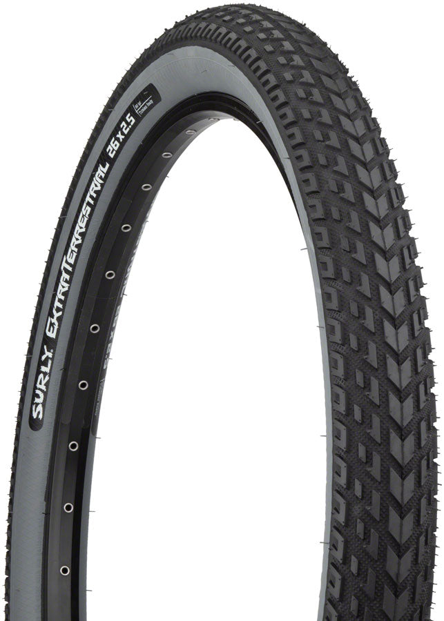 Load image into Gallery viewer, Surly ExtraTerrestrial Tire - 26 x 2.5 Tubeless Folding Black/Slate 60tpi