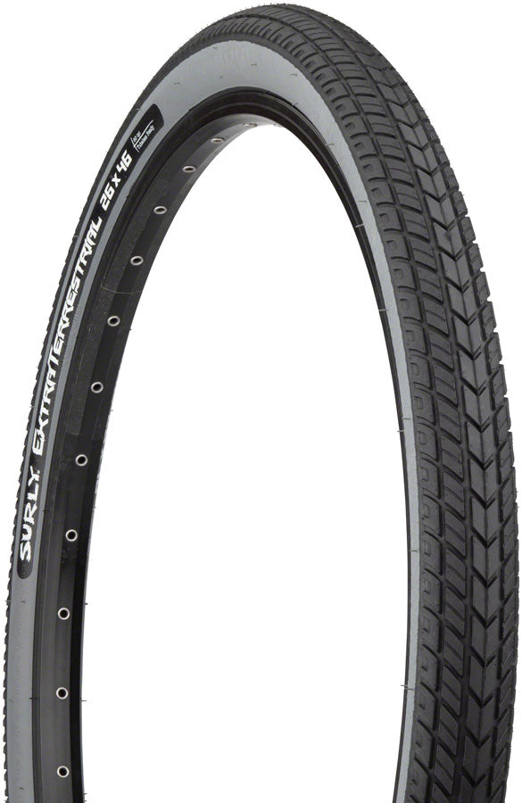 Load image into Gallery viewer, Surly ExtraTerrestrial Tire - 26 x 46c Tubeless Folding Black/Slate 60tpi