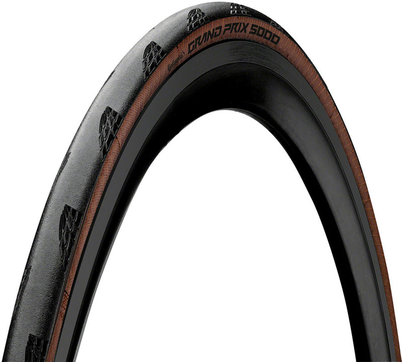 Load image into Gallery viewer, Continental Grand Prix 5000 Tire - 700 x 25 Clincher Folding BLK/Transparent BLKChili Vectran Breaker LazerGrip ACT