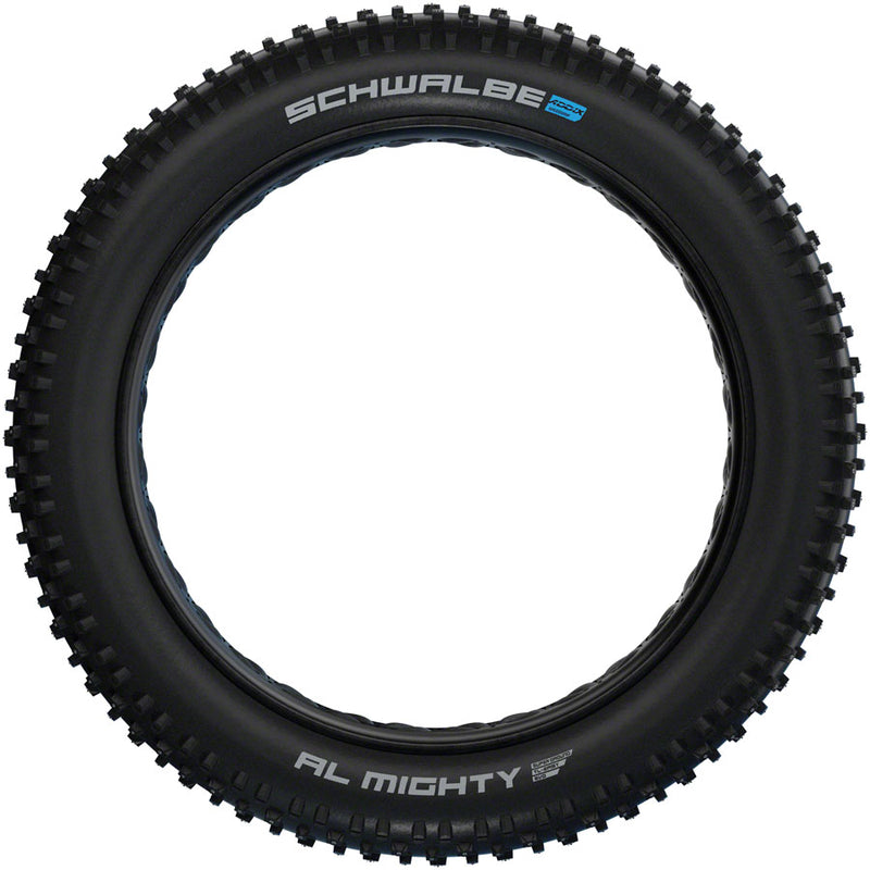 Load image into Gallery viewer, Schwalbe Al Mighty Tire - 26 x 4.8" Tubeless Folding BLK Evolution Line Addix Speed Grip Super Ground E-25 Studded