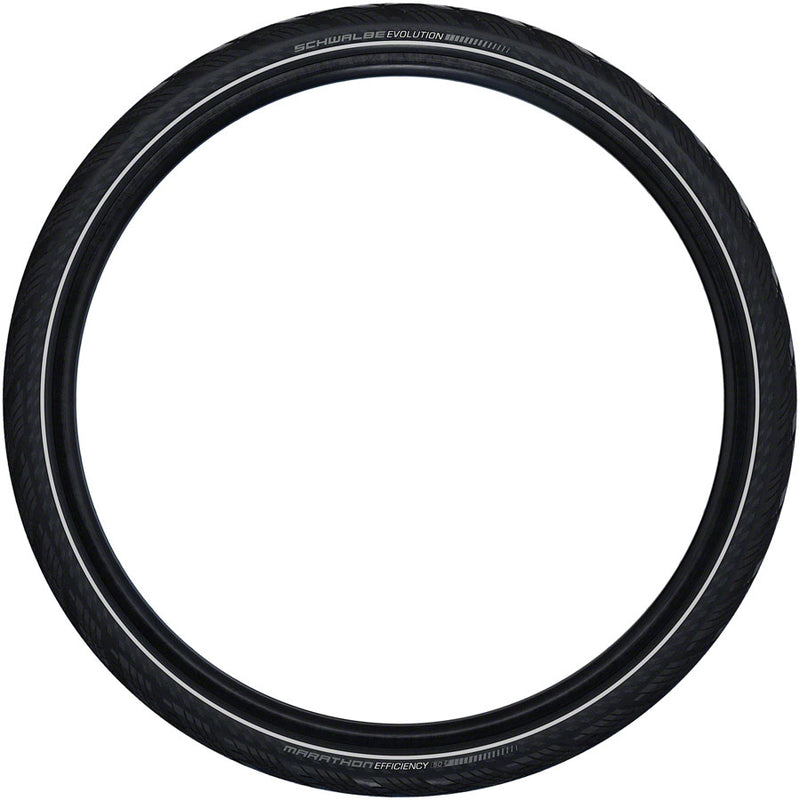 Load image into Gallery viewer, Schwalbe Marathon Efficiency Tire - 700 x 38 Clincher Folding BLK/Reflective Evolution Line Super Race Addix Race E-50