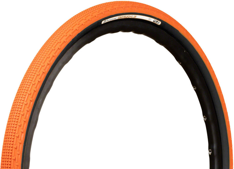 Load image into Gallery viewer, Panaracer GravelKing SK Tire - 700 x 32 Tubeless Folding Sunset Orange/Black