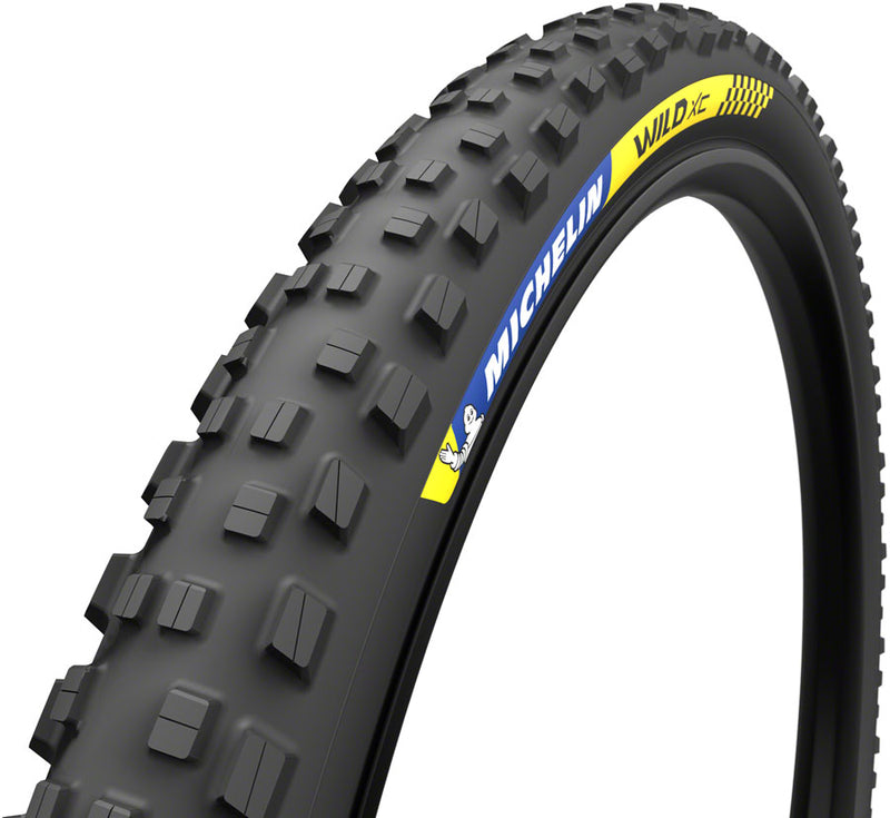 Load image into Gallery viewer, Michelin Wild XC Race Tire - 29 x 2.35 Tubeless Folding BLK Racing Line GUM-X Cross Shield E-Bike