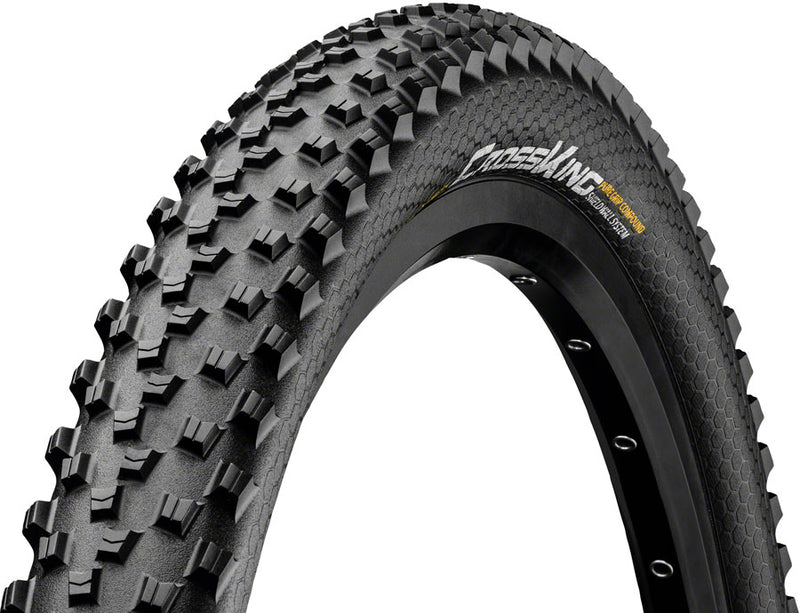 Load image into Gallery viewer, Continental Cross King Tire - 26 x 2.20 Tubeless Folding BLK PureGrip ShieldWall System E25