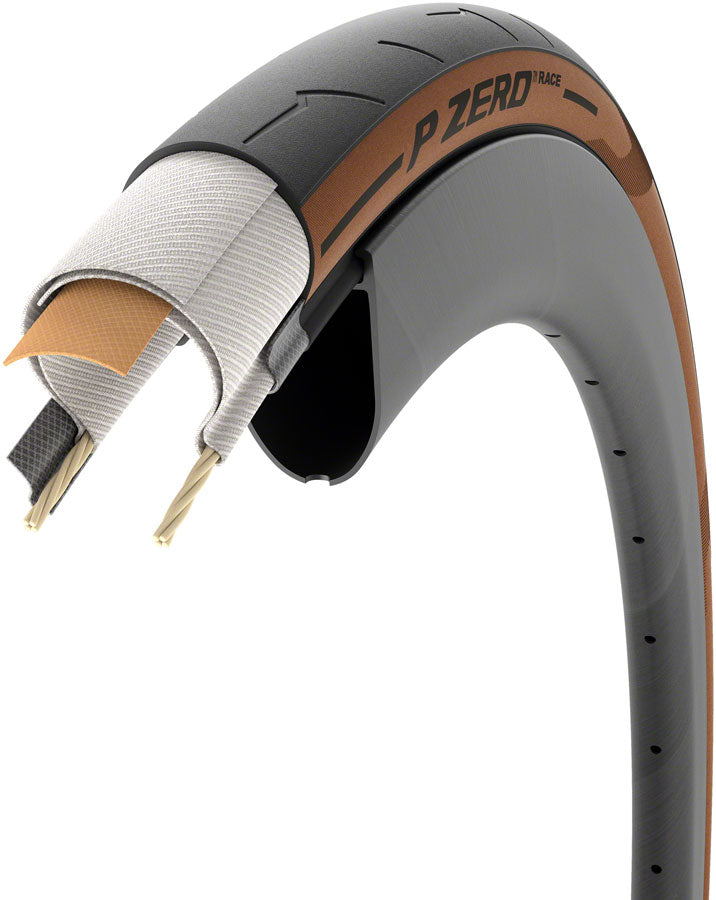 Load image into Gallery viewer, Pirelli P ZERO Race Tire - 700 x 30 Clincher Folding Classic Tan TechBelt SmartEvo