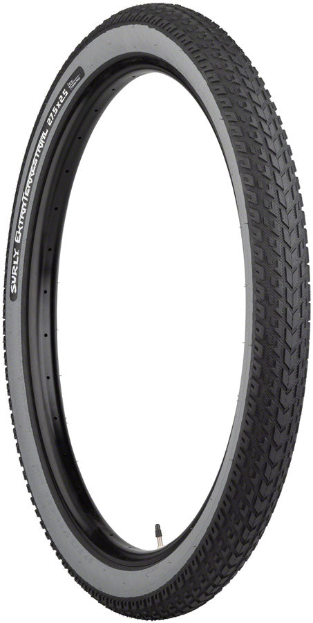 Load image into Gallery viewer, Surly ExtraTerrestrial Tire - 27.5 x 2.5 Tubeless Folding Black/Slate 60tpi