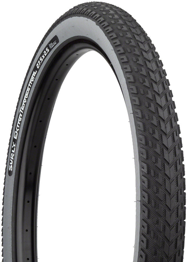 Load image into Gallery viewer, Surly ExtraTerrestrial Tire - 27.5 x 2.5 Tubeless Folding Black/Slate 60tpi