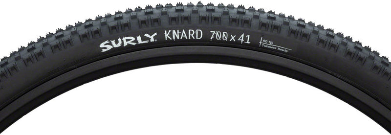 Load image into Gallery viewer, Surly Knard Tire - 700 x 41 Tubeless Folding Black 60tpi