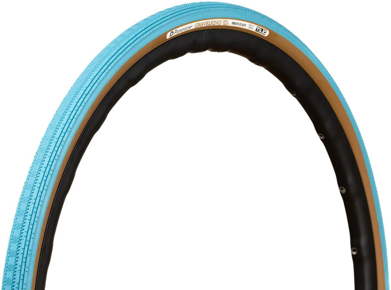 Load image into Gallery viewer, Panaracer GravelKing SS Tire - 700 x 38 Tubeless Folding Turquoise/Brown