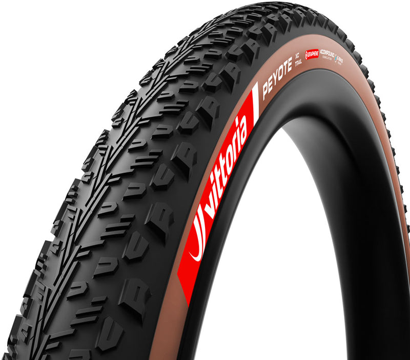 Load image into Gallery viewer, Vittoria Peyote XC Trail Tire - 29 x 2.40 Tubeless Folding BLK/Brown 4C Graphene