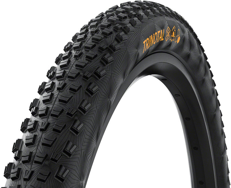 Load image into Gallery viewer, Continental Trinotal Tire - 29 x 2.40 Tubeless Folding BLK Rapid Trail Casing E25