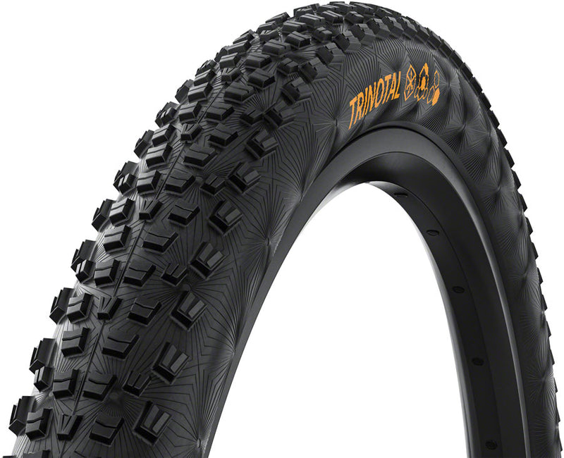 Load image into Gallery viewer, Continental Trinotal Tire - 29 x 2.20 Tubeless Folding BLK Grip Trail Casing E25