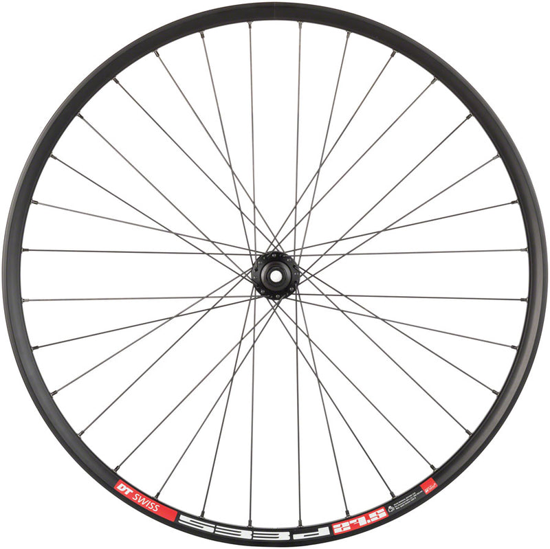 Load image into Gallery viewer, Quality Wheels 105/DT 533d Front Wheel - 27.5" 12 x 100mm Center-Lock BLK 32H