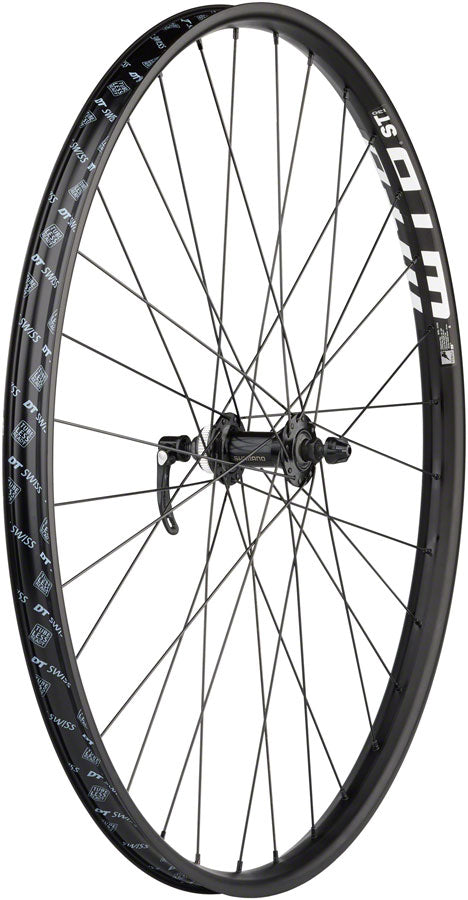 Load image into Gallery viewer, Quality Wheels Shimano HB-QC400 / WTB ST i30 Front Wheel - 29" QR x 100mm Center-Lock BLK 32H