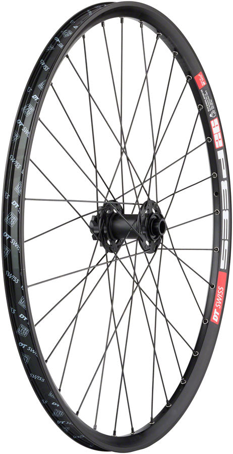 Load image into Gallery viewer, Quality Wheels Bear Pawls / DT Swiss E593 Front Wheel - 26" 15 x 100mm 6-Bolt BLK 32H