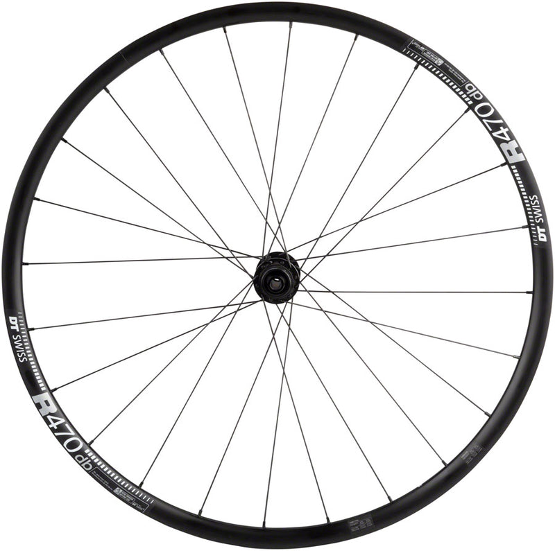 Load image into Gallery viewer, Quality Wheels DT 350/DT R470db Front Wheel - 700 12 x 100mm Center-Lock BLK 24H