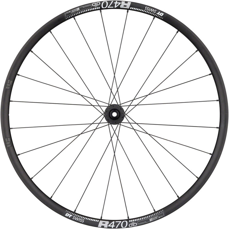 Load image into Gallery viewer, Quality Wheels DT 350/DT R470db Rear Wheel - 700 12 x 142mm Center-Lock HG 11 MTN Road BLK 24H