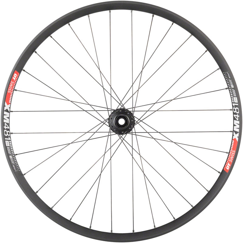 Load image into Gallery viewer, Quality Wheels DT 350/DT XM481 Front Wheel - 27.5" 15 x 110mm 6-Bolt Black