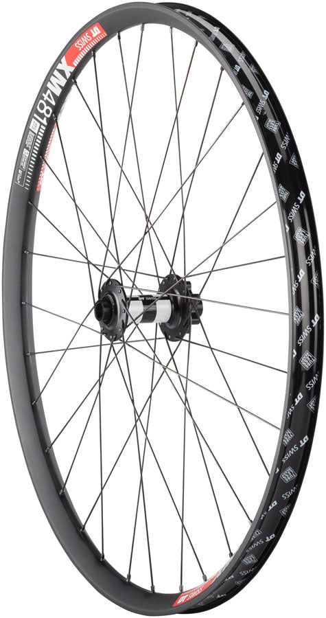 Load image into Gallery viewer, Quality Wheels DT 350/DT XM481 Front Wheel - 27.5" 15 x 110mm 6-Bolt Black