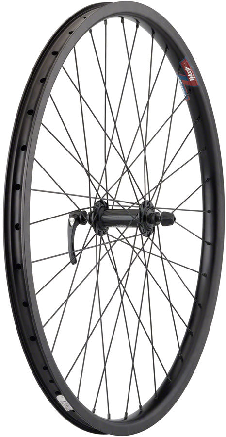 Load image into Gallery viewer, Quality Wheels Value HD Series Front Wheel - 26" QR x 100mm Rim Brake BLK 36H