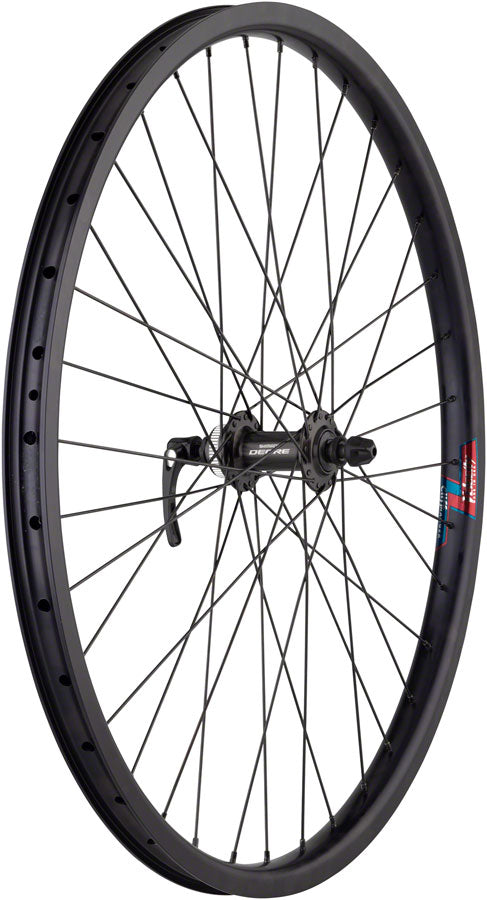 Load image into Gallery viewer, Quality Wheels Value HD Series Disc Front Wheel - 26" QR x 100mm Center-Lock BLK 36H