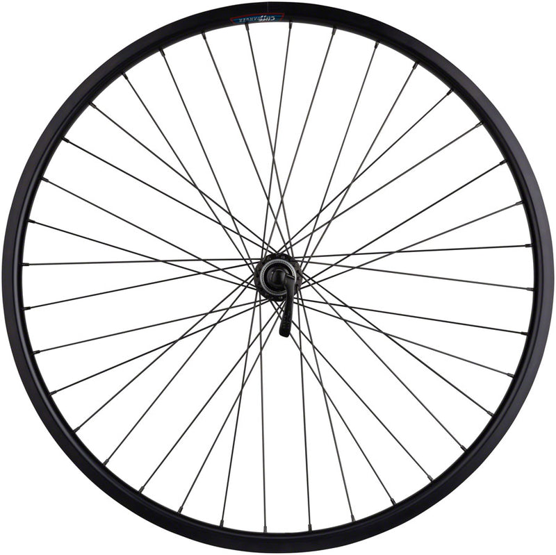 Load image into Gallery viewer, Quality Wheels Value HD Series Disc Front Wheel - 650b QR x 100mm Center-Lock BLK 36H
