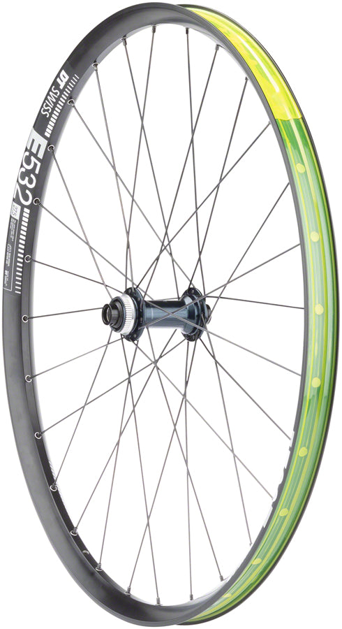 Load image into Gallery viewer, Quality Wheels Shimano SLX/DT E532 Front Wheel - 27.5" 15 x 110mm Center-Lock BLK 28H