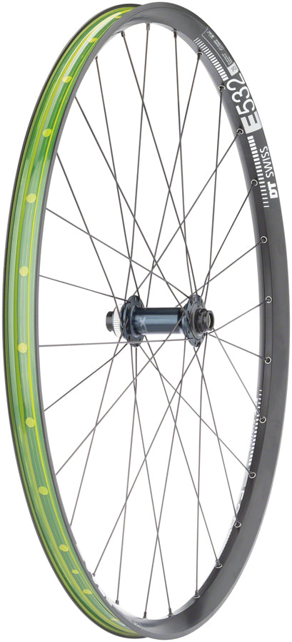 Load image into Gallery viewer, Quality Wheels Shimano SLX/DT E532 Front Wheel - 29" 15 x 110mm Center-Lock BLK 28H