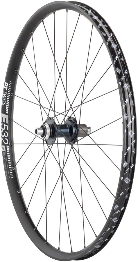 Load image into Gallery viewer, Quality Wheels Shimano SLX/DT E532 Rear Wheel - 29" 12 x 148mm Center-Lock Micro Spline BLK 28H