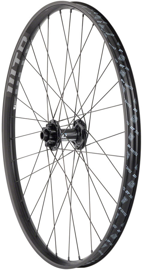 Load image into Gallery viewer, Quality Wheels DT 370 / WTB KOM Trail i30 Front Wheel - 27.5" 15 x 110mm 6-Bolt BLK 32H