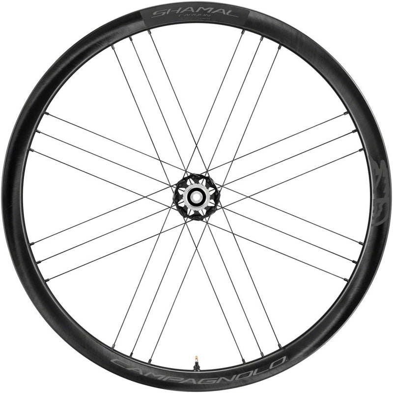Load image into Gallery viewer, Campagnolo SHAMAL Carbon Disc Front Wheel - 700 12 x 100mm Centerlock Black