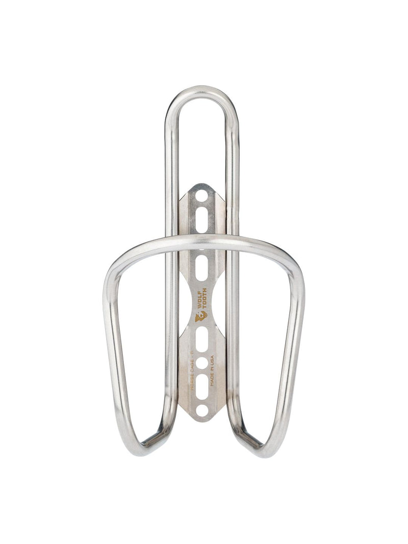 Load image into Gallery viewer, Wolf Tooth Morse Bottle Cage - Titanium Silver