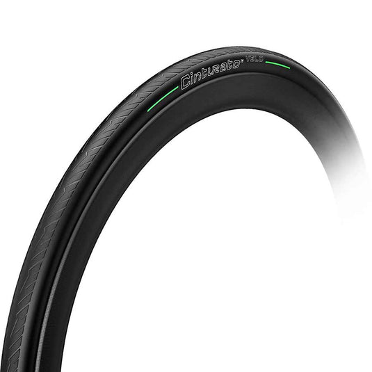 Pirelli Cinturato Velo TLR Road Tire 700x35C Folding Tubeless Ready SmartNET Silica ArmourTech 66TPI Black