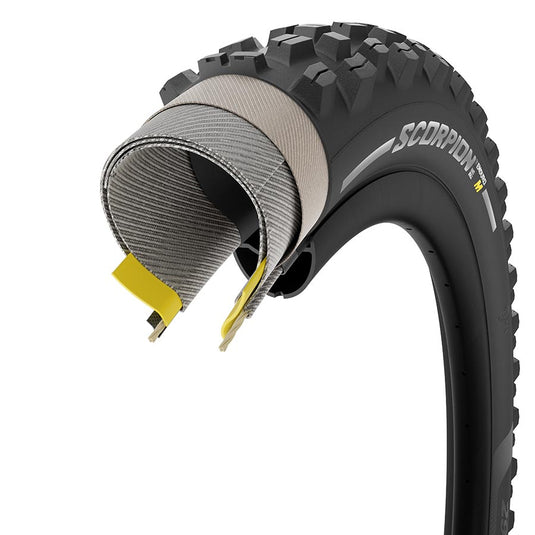 Pirelli Scorpion Enduro M Mountain Tire 275x2.60 Folding Tubeless Ready SmartGRIP Gravity HardWALL 60TPI Black