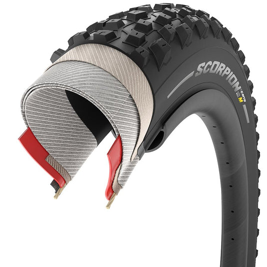 Pirelli Scorpion E-MTB M Mountain Tire 275x2.60 Folding Tubeless Ready SmartGRIP Gravity Hyperwall 60TPI Black