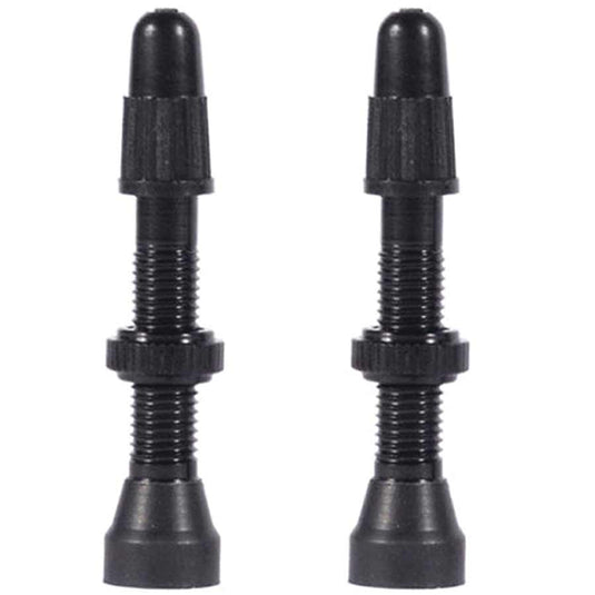 WTB Aluminum TCS Tubeless Valves: 34mm Black Pair
