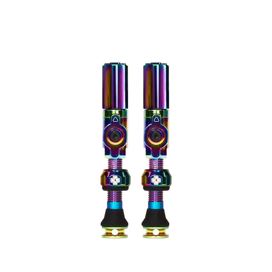 Muc-Off Big Bore Hyrid Tubeless Valve Stems - Medium 35mm Iridescent