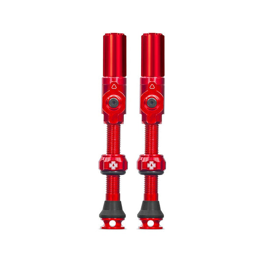 Muc-Off Big Bore Hyrid Tubeless Valve Stems - Large 45mm Red