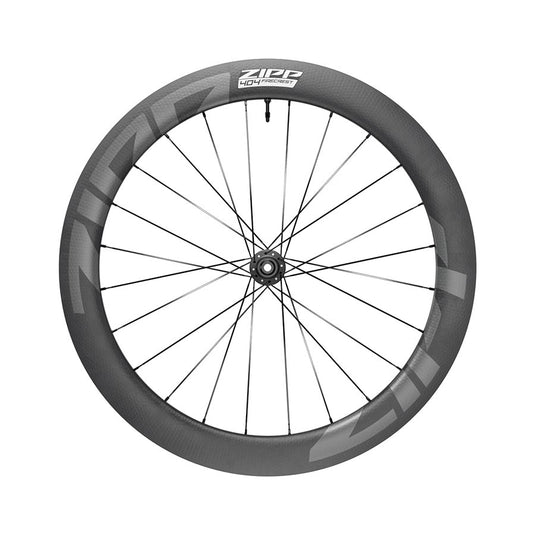 Zipp 404 Firecrest Carbon Front Wheel - 700 12 X 100mm Center-Lock Tubeless BLK A1